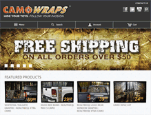 Tablet Screenshot of camowraps.com